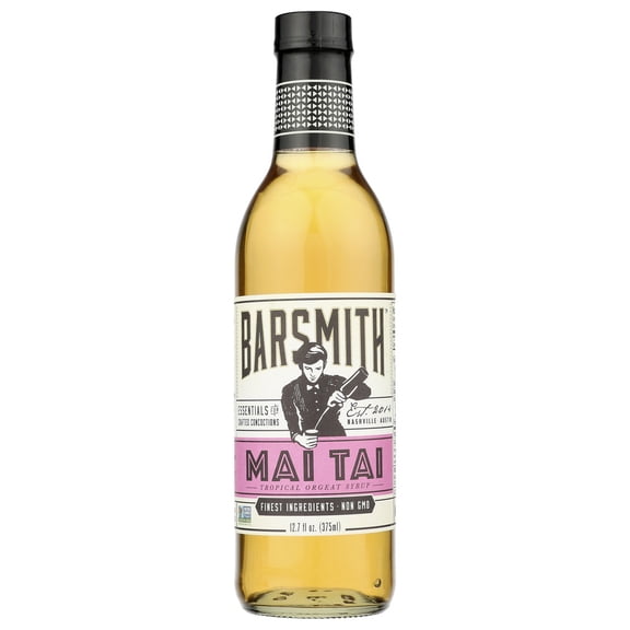 (Pack Of 6) Barsmith Syrup Orgeat Tropical Almond 12.7 Oz