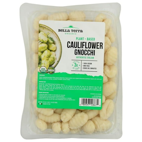 (Pack Of 6) Bella Terra Gnocchi Cauliflower Organic 17.6 Oz