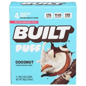 (Pack Of 6) Built Bar Bar Coconut Puff 5.64 Oz