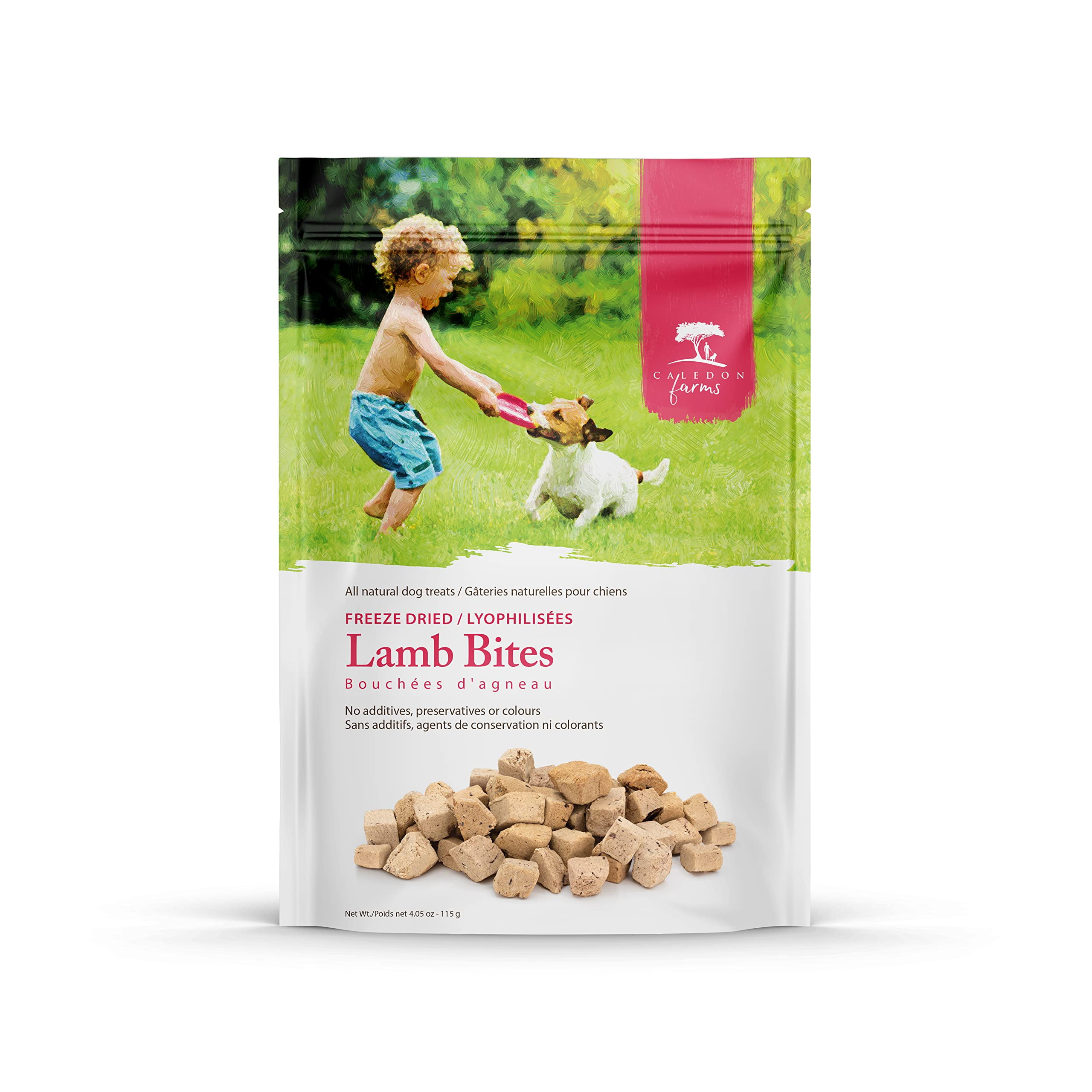 (Pack Of 6) Caledon Farms Treat Dog Freeze Dried Lamb 4.05 Oz