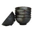 thumbnail image 1 of Pack Of 6 Charcoal Grey Hakumu Collection Small Rice Soup Appetizer Bowls 10oz, 1 of 9