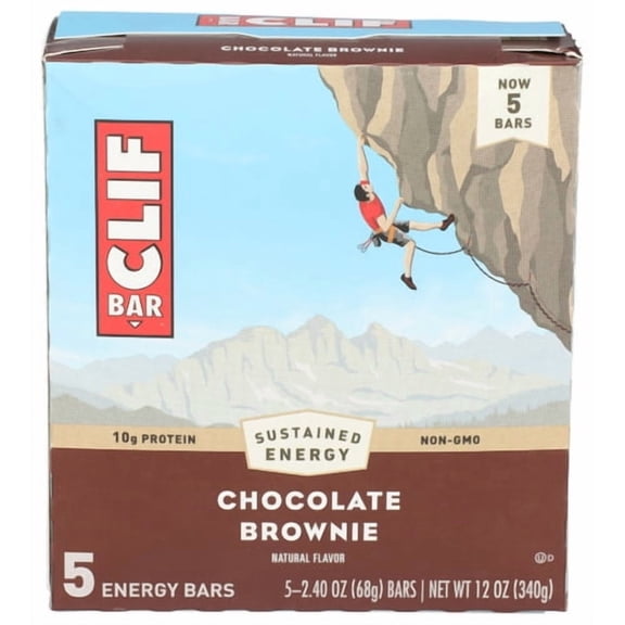 (Pack Of 6) Clif Bar Chocolate Brownie 12 Oz