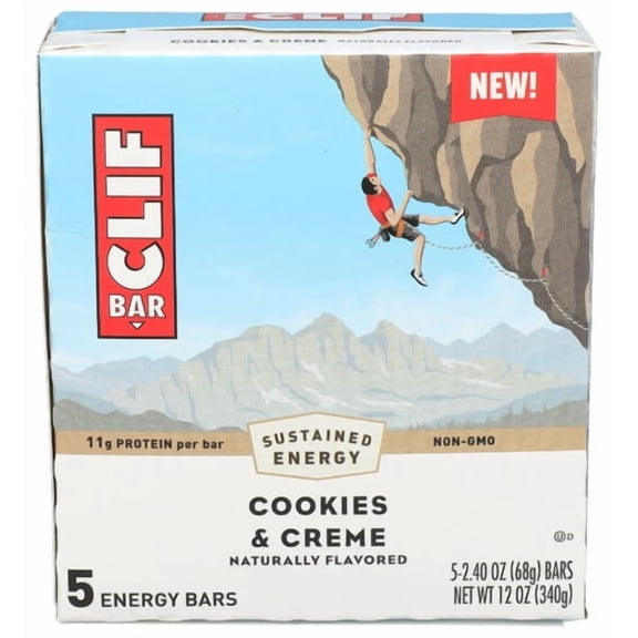 (Pack Of 6) Clif Bar Cookies & Creme 12 Oz