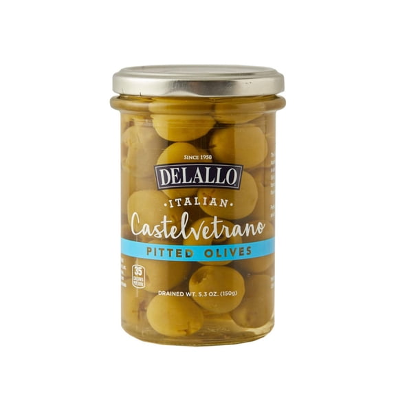 (Pack Of 6) Delallo Olives Castelvetrano Cup 4.5 Oz
