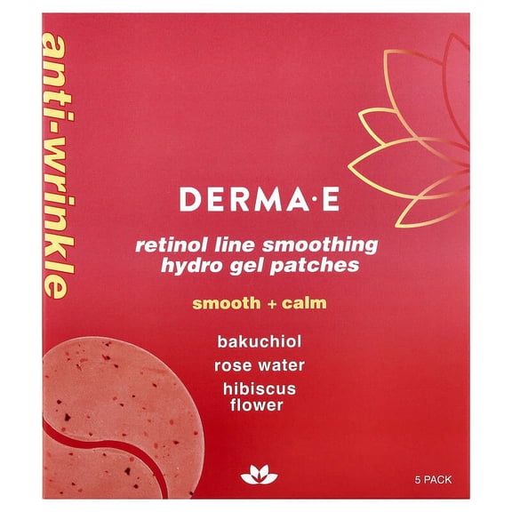 (Pack Of 6) Derma E Gel Patch Retinol Smoothing 5 Pieces