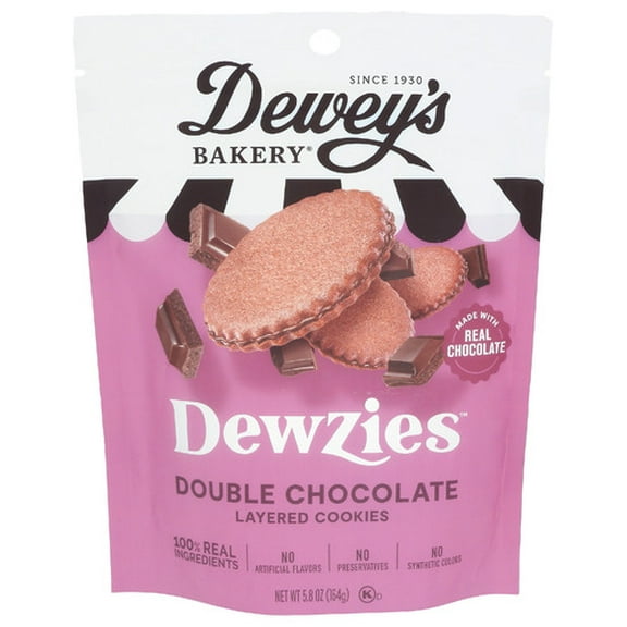 (Pack Of 6) Deweys Cookie Dewzies Double Chocolate 5.8 Oz