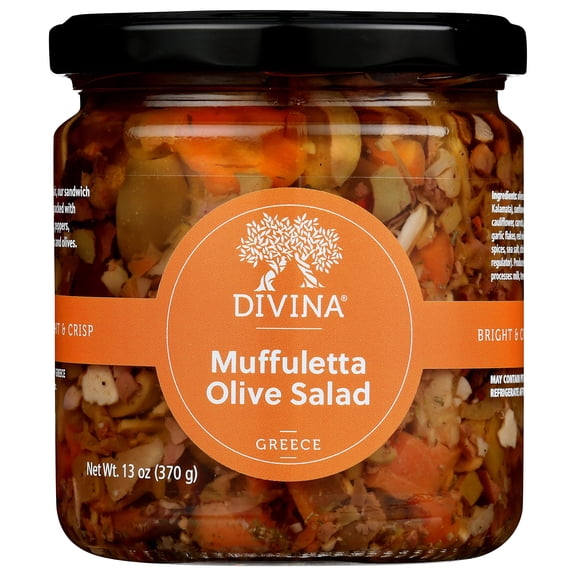 (Pack Of 6) Divina Olive Muffuletta Salad 13 Oz