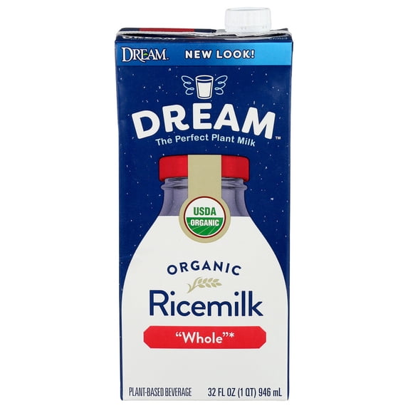 (Pack Of 6) Dream Milk Rice Lactose Dairy Free Whole Organic 32 Fo