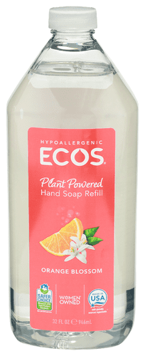 (Pack Of 6) ECOS Hand Soap Orange Blossom Refill 32 Oz