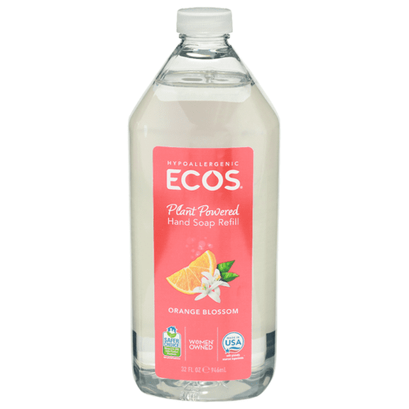 (Pack Of 6) ECOS Hand Soap Orange Blossom Refill 32 Oz