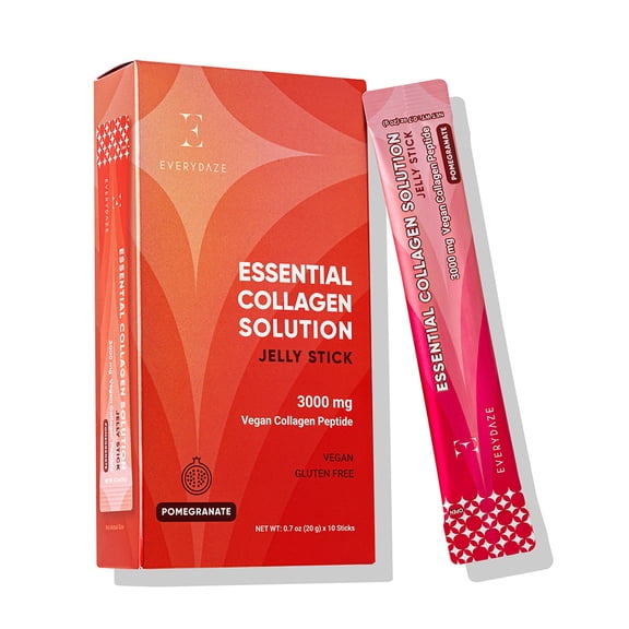 (Pack Of 6) Everydaze Collagen Jelly Pomegranate 10 Sticks 0.7 Oz each