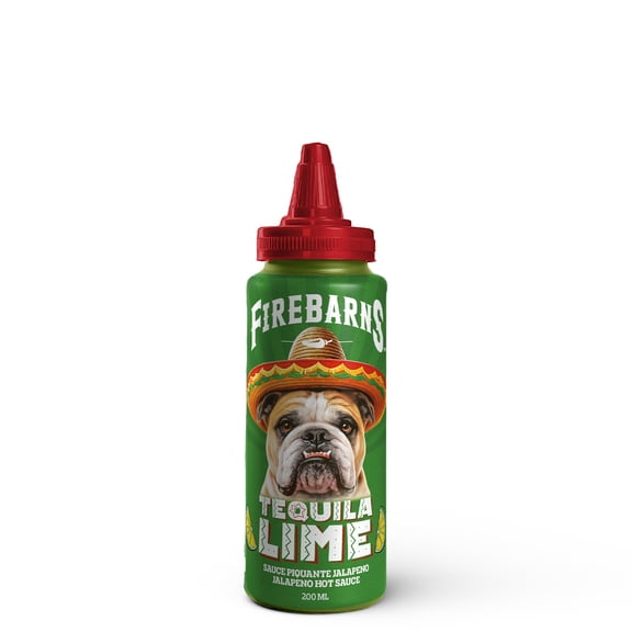 (Pack Of 6) Firebarns Sauce Hot Tequila Lime 7 Oz
