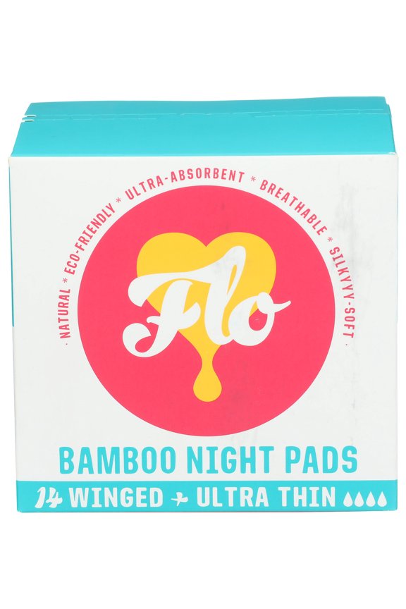 (Pack Of 6) Flo Pads Bamboo Night 14 Pieces