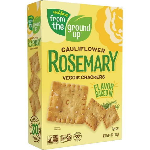(Pack Of 6) From The Ground Up Cracker Cauliflower Rosemary 4 Oz