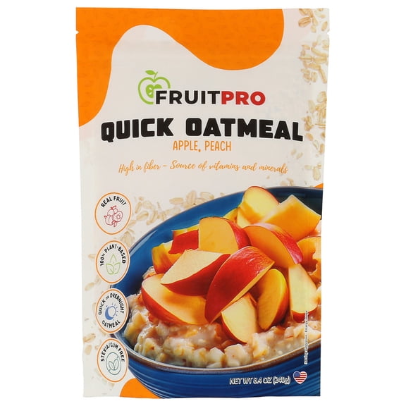 (Pack Of 6) Fruitpro Oatmeal Apple Peach 8.4 Oz