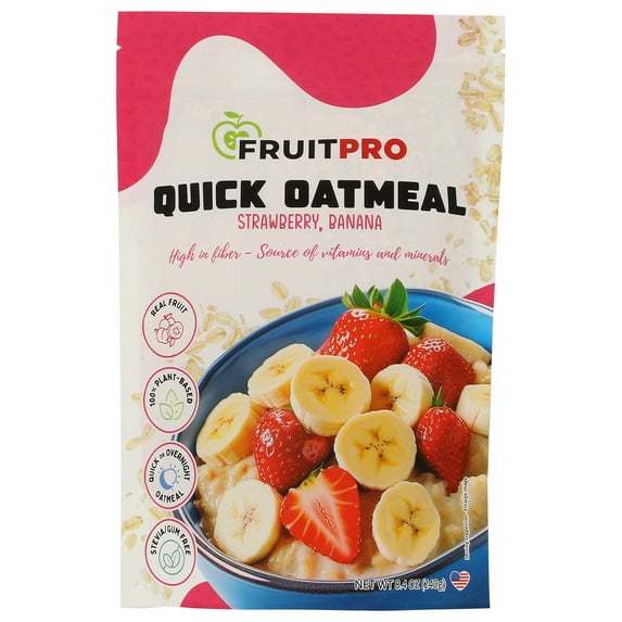 (Pack Of 6) Fruitpro Oatmeal Strawberry Banana 8.4 Oz