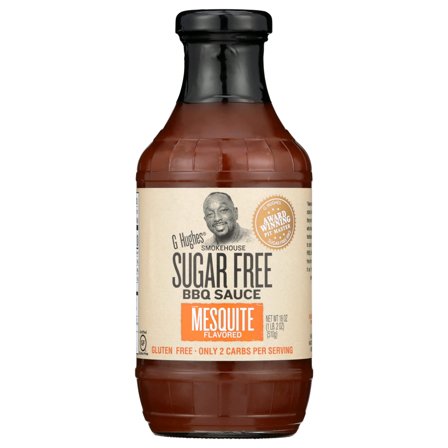 (Pack Of 6) G Hughes Sauce Bbq Mesquite 18 Oz