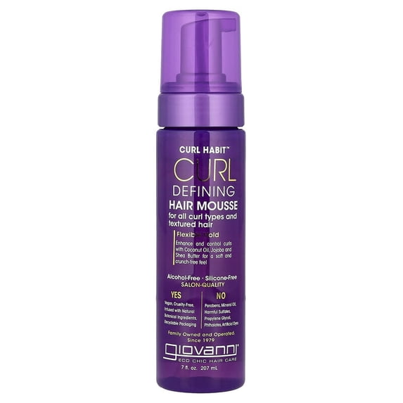 (Pack Of 6) Giovanni Cosmetics Defining Mousse Curl Habit 7 Fl Oz