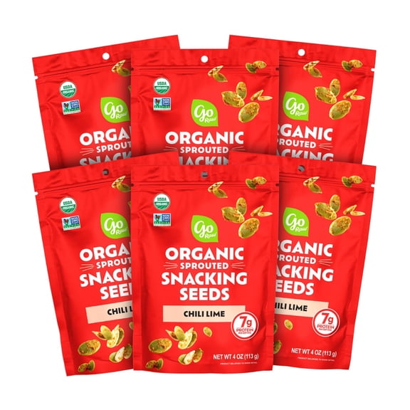 (Pack Of 6) Go Raw Seeds Chili Lime 4 Oz