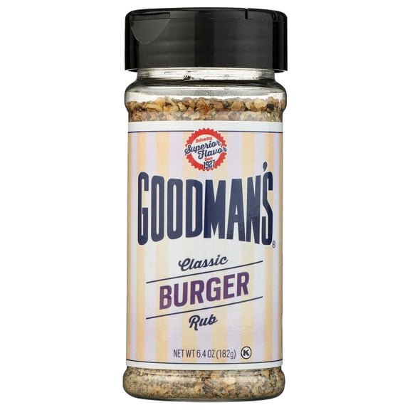 (Pack Of 6) Goodmans Seasoning Burger Rub 6.4 Oz