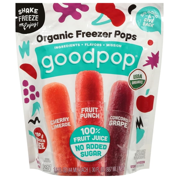 (Pack Of 6) Goodpops Freezer Pops 30 Fl Oz