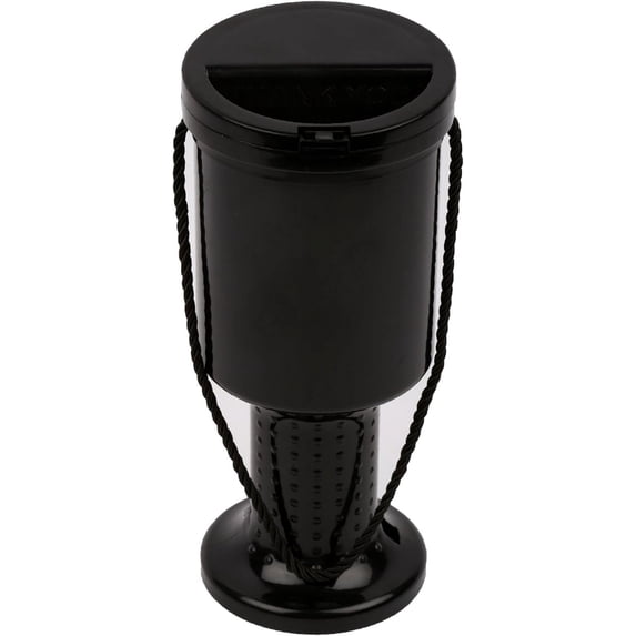 Pack Of 6 Hand Held Collection Box - Charity Box - Tip Container Black