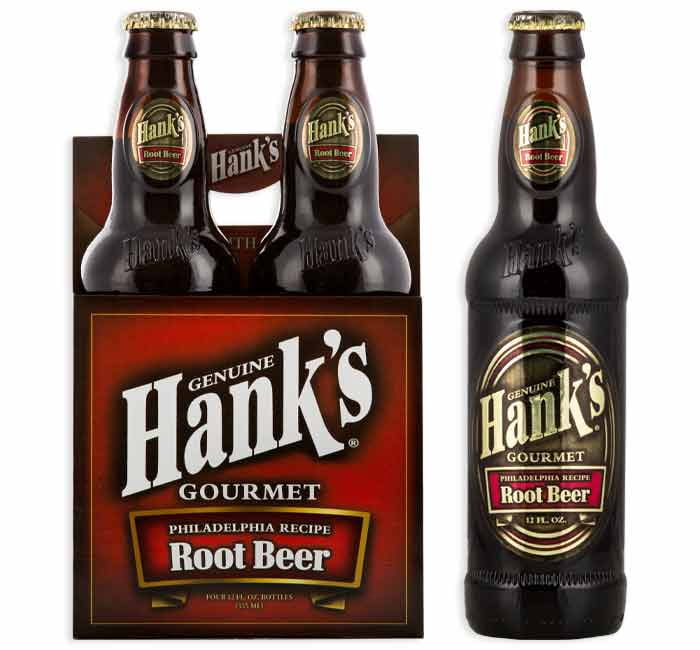 (Pack Of 6) Hanks Soda Root Beer 4 Pack 48 Fo (24 Bottles)