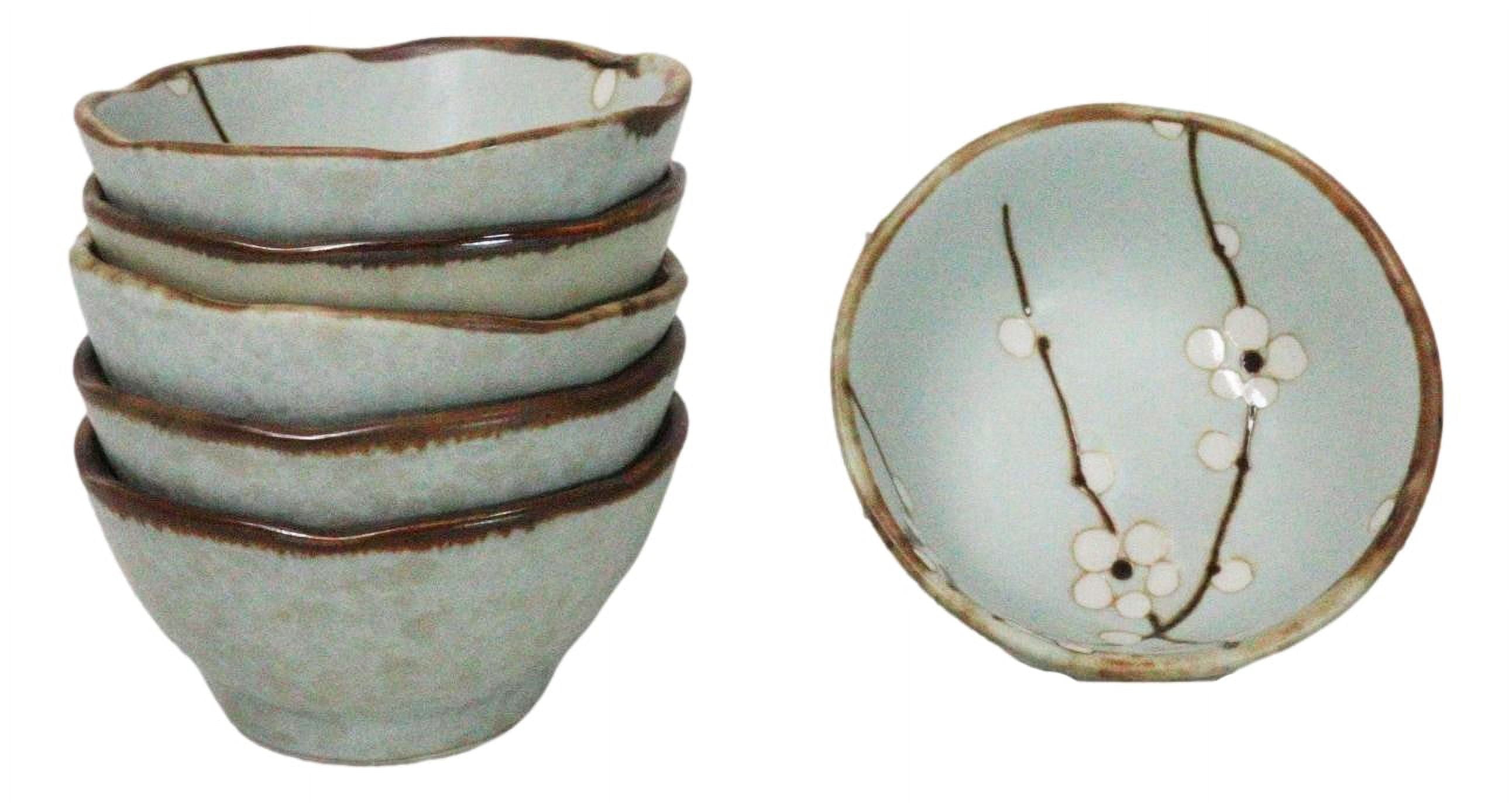 Pack Of 6 Japanese Sakura Cherry Blossoms Condiments Dipping Bowls or ...