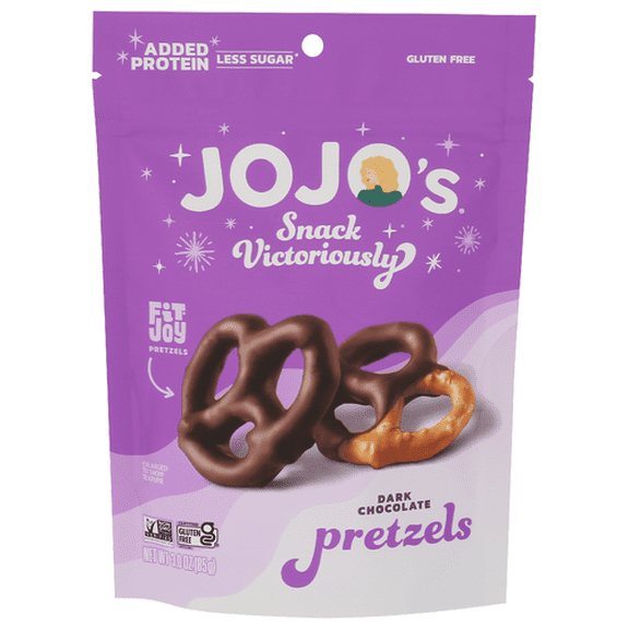 (Pack Of 6) Jojos Chocolate Bites Pretzel Chocolate Dark 3 Oz