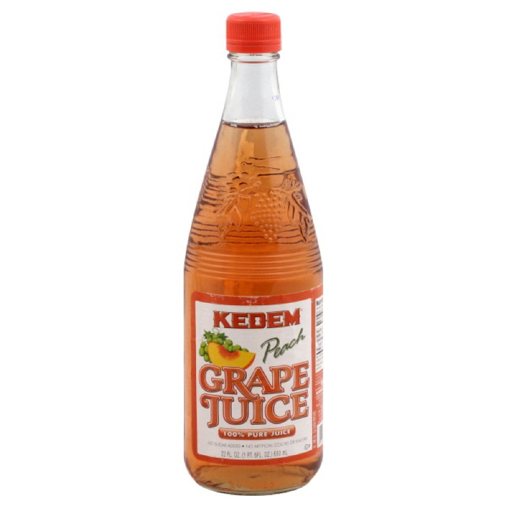(Pack Of 6) Kedem Juice Peach Grape 22 Fo