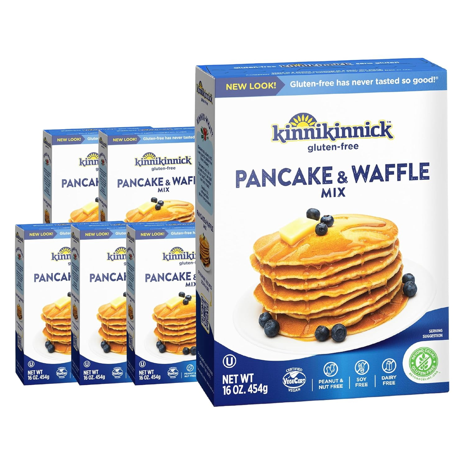(Pack Of 6) Kinnikinick Mix Pancake & Waffle 16 Oz