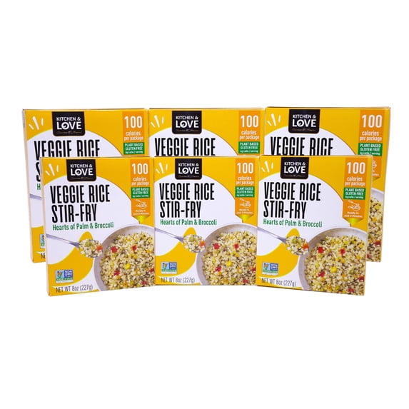 (Pack Of 6) Kitchen And Love Rice Veggie Stir Fry 8 Oz