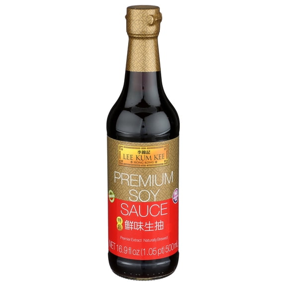 (Pack Of 6) Lee Kum Kee Sauce Soy Premium 16.9 Oz