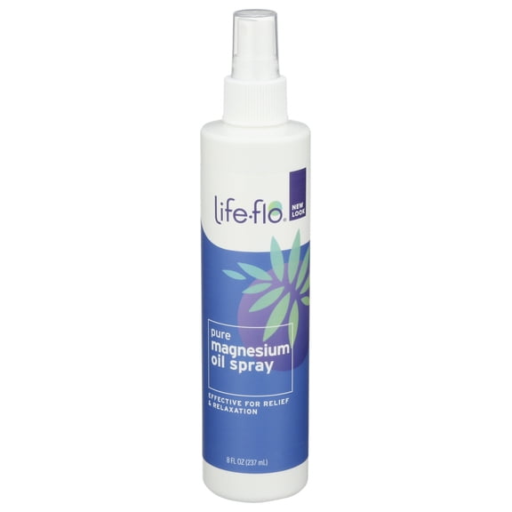 (Pack Of 6) Life Flo Pure Magnesium Oil Spray 8 Fl Oz