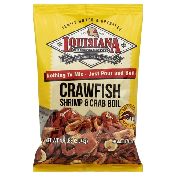 (Pack Of 6) Louisiana Fish Fry Boil Crawfish Crab Shrimp 4.5 Lb
