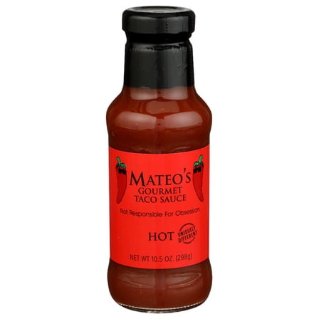(Pack Of 6) Mateos Gourmet Sauce Hot Taco 10.5 Oz