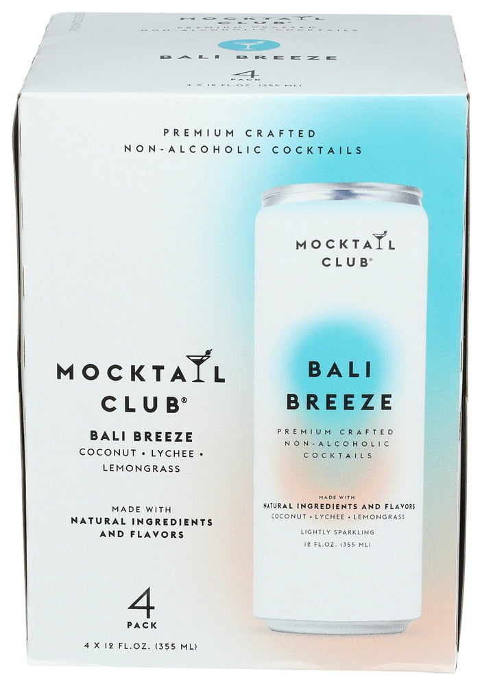 (Pack Of 6) Mocktail Club Non-Alcoholic Mocktail Bali Breeze 4 Pack 48 Fo