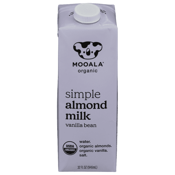(Pack Of 6) Mooala Milk Almond Vanilla Bean 32 Fo