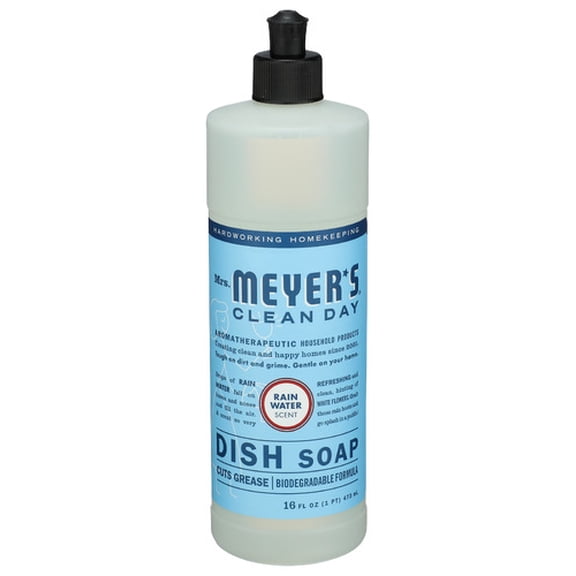 (Pack Of 6) Mrs Meyers Clean Day Dish Liquid Rain Water 16 Fo