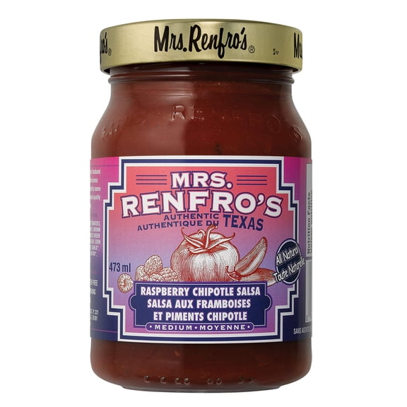 (Pack Of 6) Mrs Renfro Salsa Raspberry Chipotle 16 Oz
