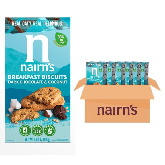 (Pack Of 6) Nairns Biscuits Chocolate Coconut 5.64 Oz