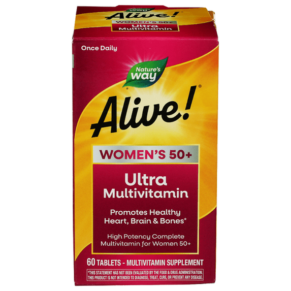 (Pack Of 6) Nature's Way Alive Daily Women 50 Plus 60 Tablets