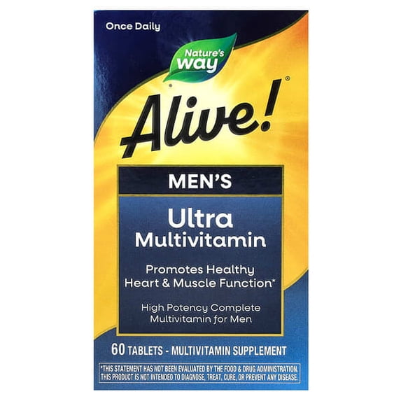 (Pack Of 6) Natures Way Alive Once Daily Men 60 Tablets
