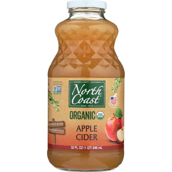 (Pack Of 6) North Coast Cider Apple Organic 32 Fl Oz