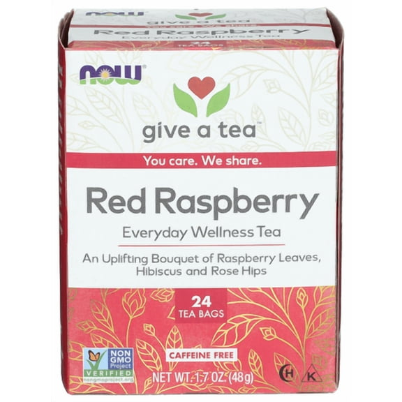 (Pack Of 6) Now Give A Tea Tea Red Raspberry 24Bg 1.7 Oz
