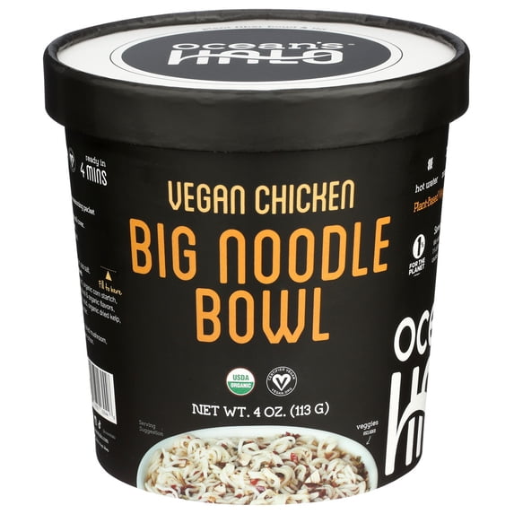 (Pack Of 6) Oceans Halo Noodle Bowl Vegan Chicken 4.02 Oz