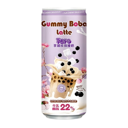 (Pack Of 6) Os Gummy Boba Latte Taro 15.9 Oz