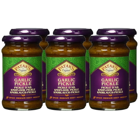 (Pack Of 6) Pataks Pickled Garlic 10 Oz