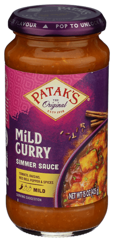 (Pack Of 6) Pataks Sauce Curry Mild 15 Oz - Walmart.com