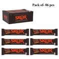 thumbnail image 1 of Pack Of 6 Pcs SKOR Crisp Butter Toffee Milk Chocolate Candy Bars |1.4 Oz Per Bar | Crown Craze, 1 of 6